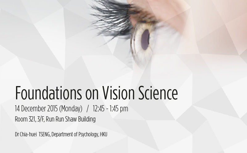 CETL Seminar: Foundations on Vision Science