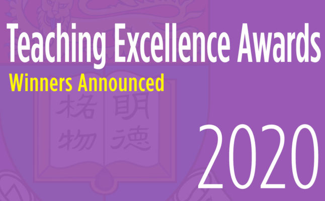 2020 Teaching Excellence Awards | HKU Teaching And Learning