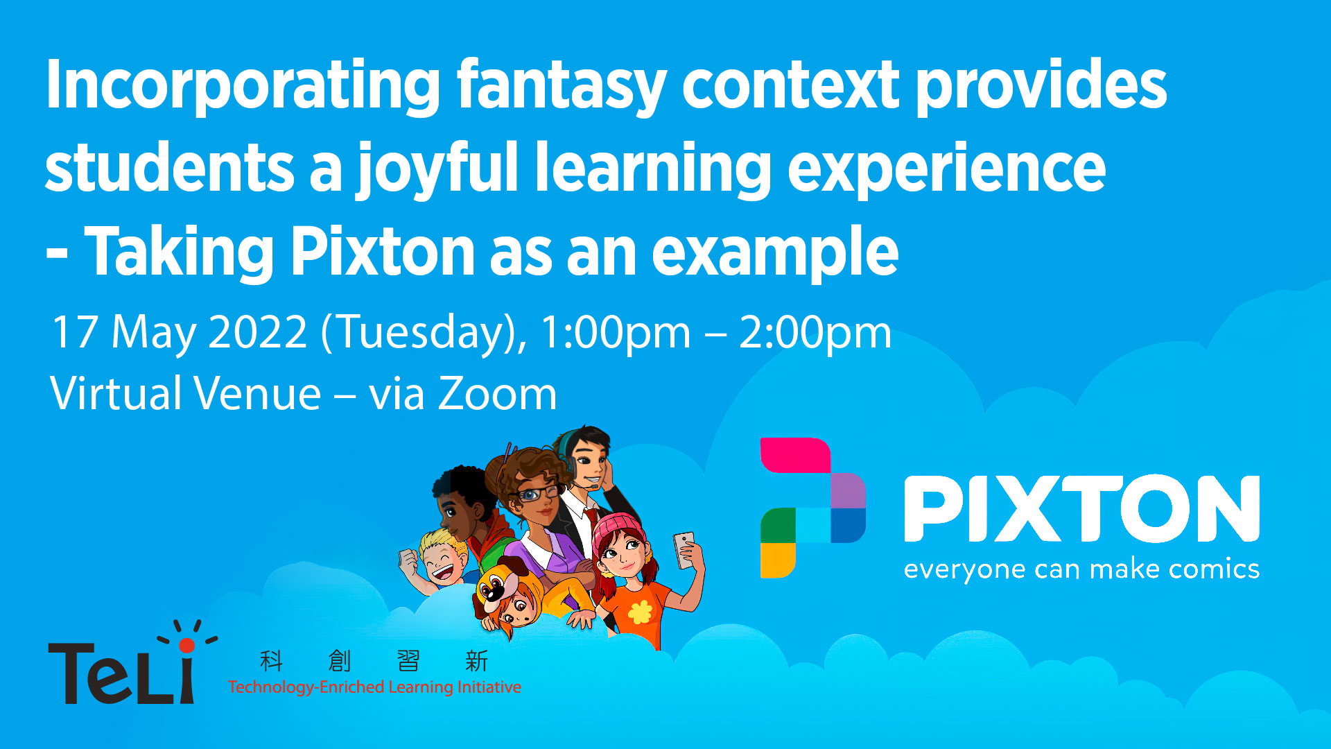 Incorporating fantasy context provides students a joyful learning experience - Taking Pixton as an example