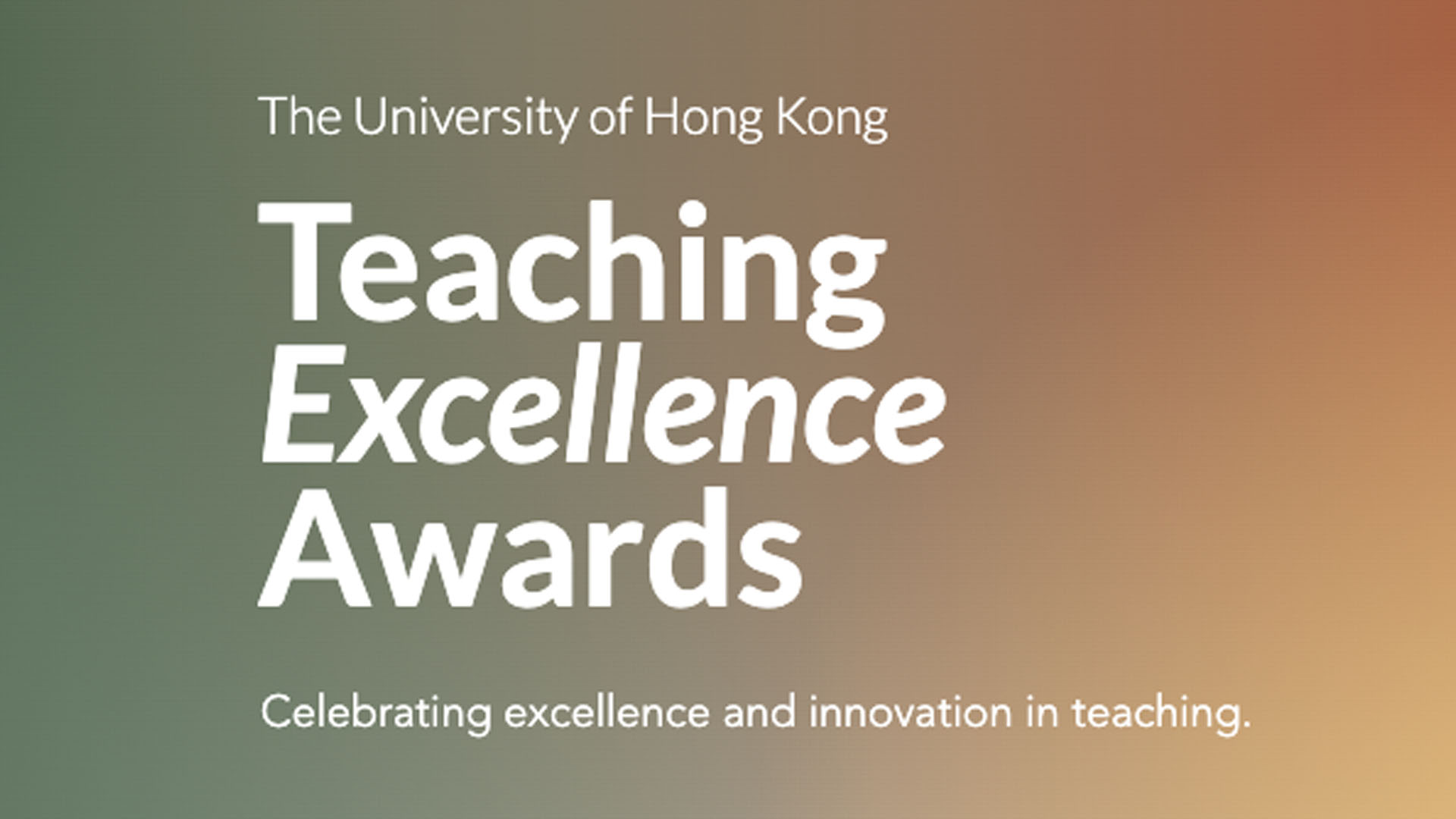 Teaching Excellence Award Scheme 2022