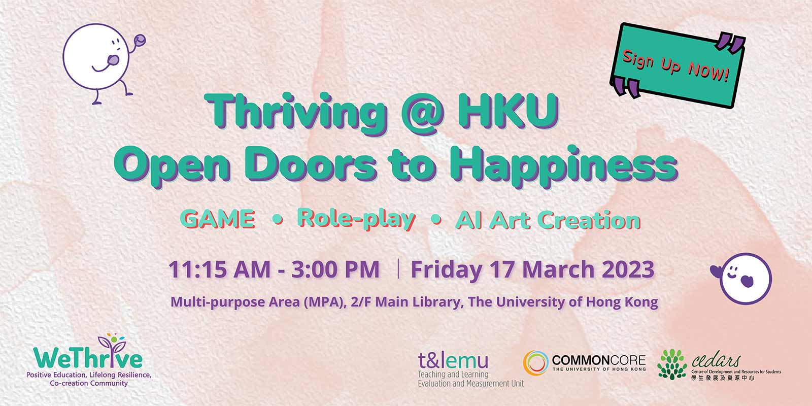 Thriving @ HKU - Open Doors to Happiness